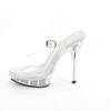 Fabulicious - LIP108RSI Ankle strap sandal - Transparent/White Product image
